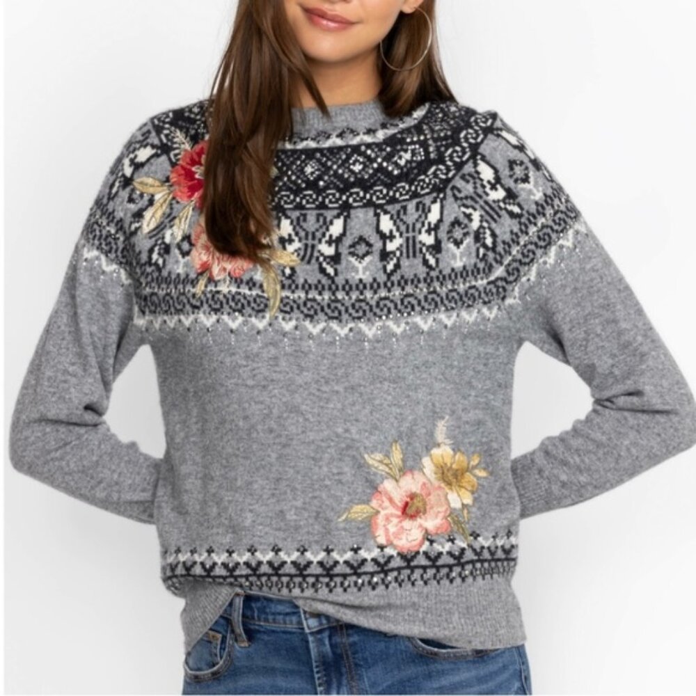 Johnny Was Sammy Fairisle Sweater